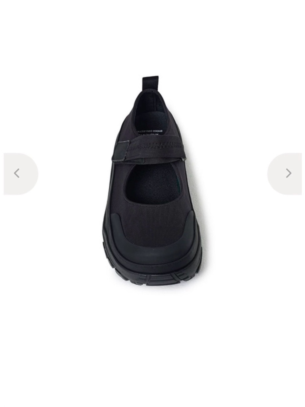 AMOMENTO Black Vibram Mary Jane Loafers. - Picture 6 of 16